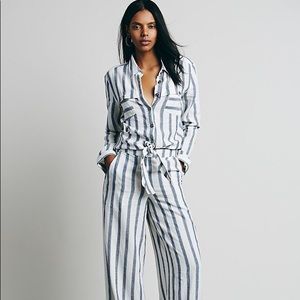 Free People Sensual Wrap One Piece Jumpsuit
